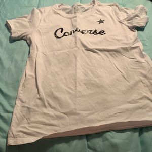 White converse shirt